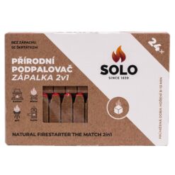 SOLO Podpalovač zápalka 2v1 24 ks SOLO MATCHES www.69x.sk