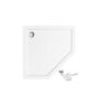 SPRCHOVÁ VANIČKA PIŤUHNÁ DIAMOND WHITE 80X80X5 K8544 REA www.69x.sk