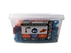 Sada nivelačného systému Ostero, klip 100 ks + klin 100 ks + kľúč  www.69x.sk