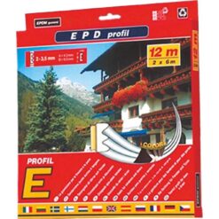 Samolepiace tesnenie Profil E12 Biela Merkury Market www.69x.sk