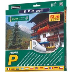 Samolepiace tesnenie Profil P12 Biela Merkury Market www.69x.sk