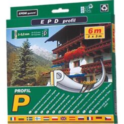 Samolepiace tesnenie Profil P6 hnedá Merkury Market www.69x.sk