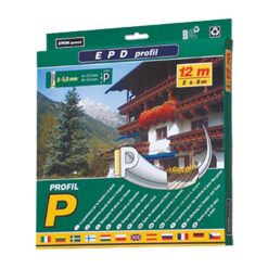 Samolepiace tesnenie profil P12 hnedá Merkury Market www.69x.sk