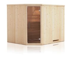 Sauna PERHE 2018E – rohová MEGIW www.69x.sk