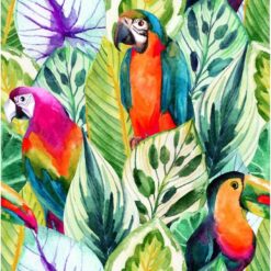 Sklenený panel 60/60 Jungle Birds-1 Esg Merkury Market www.69x.sk