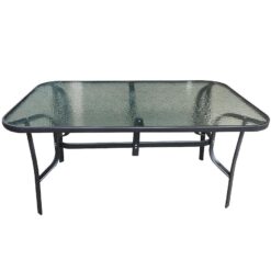 Sklenený stôl čierny Merkury Market www.69x.sk