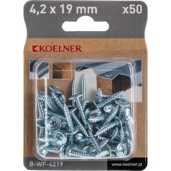 Skrutka s plochou hlavou 4,2 x 19mm Koelner www.69x.sk