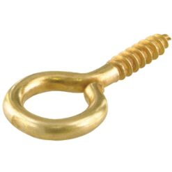 Skrutkovací hák s očkom mosadz 8 x 3 x 1,8 mm Merkury Market www.69x.sk