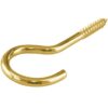 Skrutkovací hák štvrťkruhový mosadz 20 x 2,0 mm Merkury Market www.69x.sk