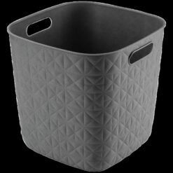 Softex štvorcový kôš 15l 258710 tmavosivý Merkury Market www.69x.sk
