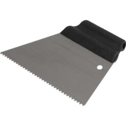 Špachtla kovová ozubená 3mm, 180mm Kubala www.69x.sk