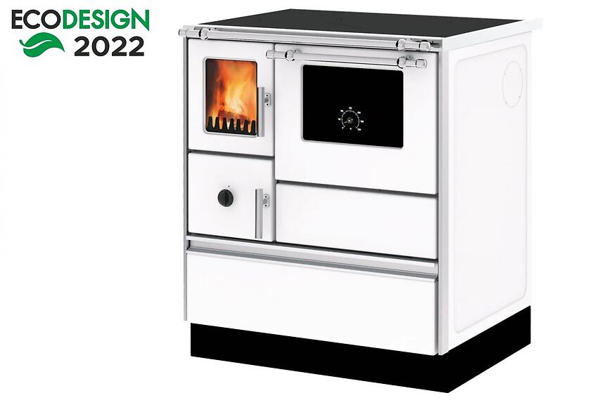 Sporák Dominant 70 biely 6 kW pravý Alfa plam www.69x.sk