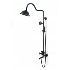 Sprchová sada  Rea Retro čierna brúsená REA www.69x.sk