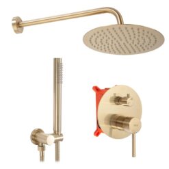 Sprchová sada podomietková  Lungo Zlatá brúsená Rea P4160 REA www.69x.sk