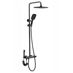 Sprchová sada s termostatom Rea Rob čierna REA www.69x.sk