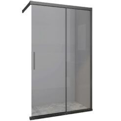 Sprchová stena Walk-In Relax 100x200 black Aqua Mercado www.69x.sk