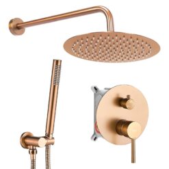 Sprchová súprava nástenná podomietková Rea Lungo brúsená meď + BOX REA www.69x.sk