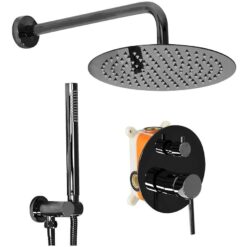 Sprchová súprava podomietková Rea Lungo čierna metalická REA www.69x.sk
