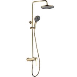 Sprchová súprava s termostatom Rea Tom zlatá brúsená REA www.69x.sk