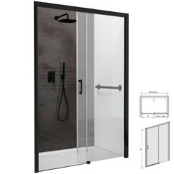 Sprchové dvere D2P/Freezone-160-S CYW0 Sanplast www.69x.sk