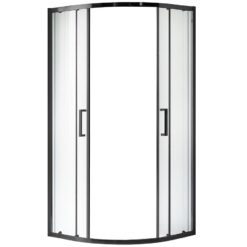 Sprchový kút Aura 80x80x190 black Aqua Mercado www.69x.sk
