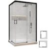 Sprchový kút KW KNP/Freezone-90x100-S CYW0 Sanplast www.69x.sk