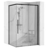 Sprchový kút Solar black 120x90 REA www.69x.sk