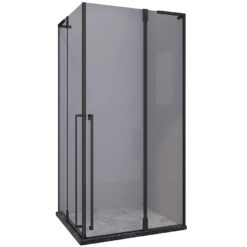 Sprchový kút štvorcový Tango 90x90x195 black Aqua Mercado www.69x.sk