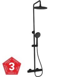 Sprchový systém Vivaldi black s termostatom Aqua mercado premium www.69x.sk
