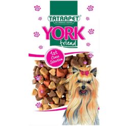 Srdiečka pre yorka mix hydinové+jahňacie+losos 70 g TATRAPET www.69x.sk