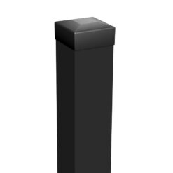 Stĺpik bránkový bez otvoru 215x7x7 ZN RAL9005 W6325 Merkury Market www.69x.sk