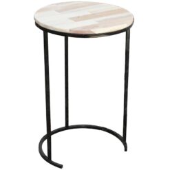 Stojan akácia/kov 34x52h prírodný Merkury Market www.69x.sk