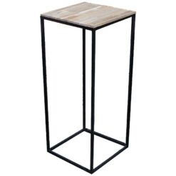 Stojan akácia/kov 42x102h prírodný Merkury Market www.69x.sk