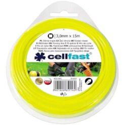 Struna do kosačky 3,0mm x 15m 35-014 štvorcová Cell Fast www.69x.sk
