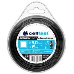 Struna do kosačky PREMIUM 3mm x 15m štvorcová Cell Fast www.69x.sk