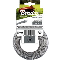 Struna do kosačky Ripper Dual 1,6mm x 15m ZRK1615K štvorcová Bradas www.69x.sk