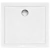 Štvorcová sprchová vanička Aquarius Slimline 80/80/3 Besco www.69x.sk