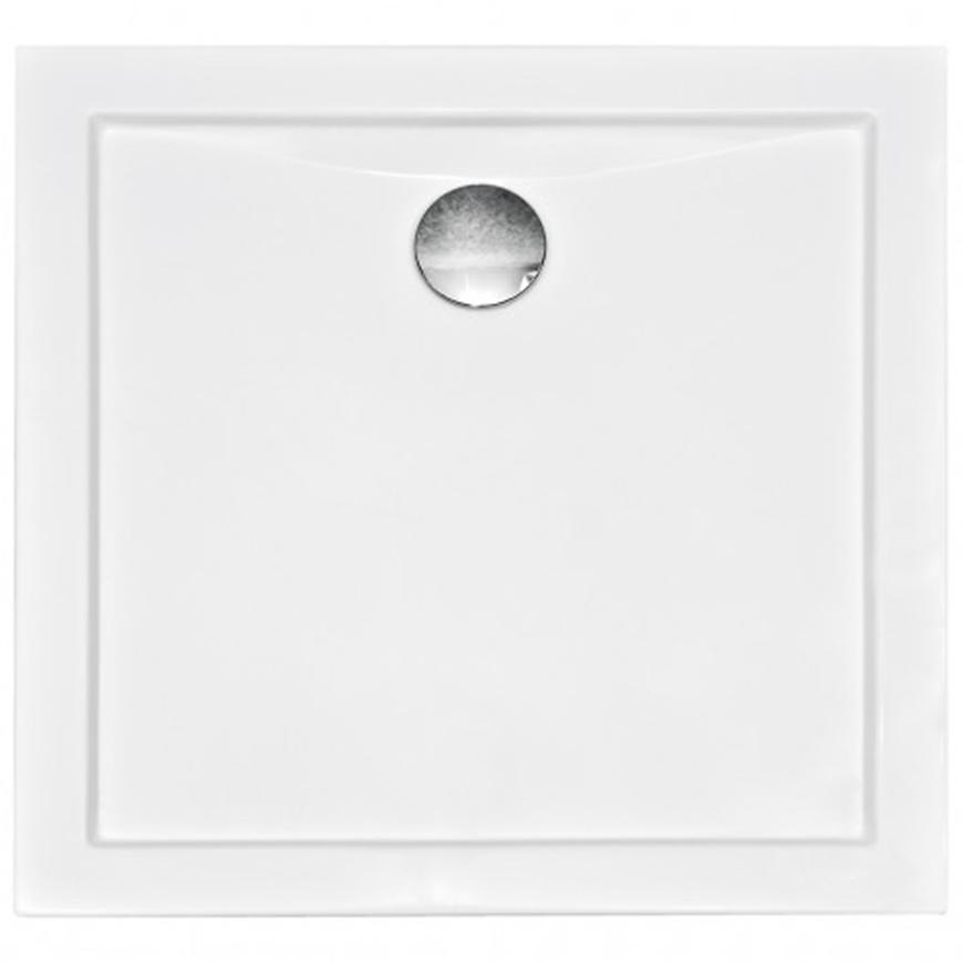 Štvorcová sprchová vanička Aquarius Slimline 80/80/3 Besco www.69x.sk