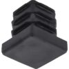 Štvorcová vtláčaná záslepka 15x15 mm čierna (4ks) Merkury Market www.69x.sk
