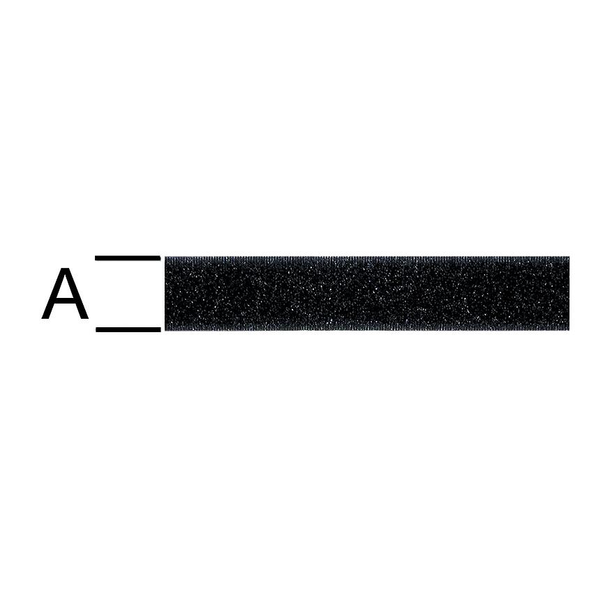 Suchý Zips Plyš Čierny 20 mm - Tovar na Mieru Vormann www.69x.sk