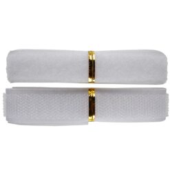Suchý zips, šírka 2cm, dĺžka 100cm, biely Merkury Market www.69x.sk