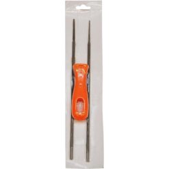 Súprava 2x pilníkov na brúsenie reťaze Ø4,5 mm + rukoväť Merkury Market www.69x.sk