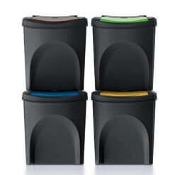 Súprava odpadkových košov  SORTIBOX 4x25L IKWB25S4  www.69x.sk