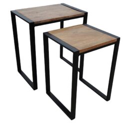 Súprava stolíkov Henning 9497 Mango/Čierna MRKURY MARKET www.69x.sk