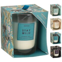 Sviečka v skle 80x95mm Merkury Market www.69x.sk