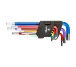 TOPEX Šesťhranné kľúče 9 ks 35D966 Topex www.69x.sk