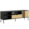 TV stolík 1D1SZ Rimini 08 čierna/artisan Merkury Market www.69x.sk