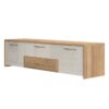 TV stolík Gala TV184-2K2F/GL lakované pacific walnut/beige Merkury Market www.69x.sk