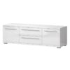 TV stolík Piano TV150-2K2F/PN-70/KA/70 lakované crystal white Merkury Market www.69x.sk