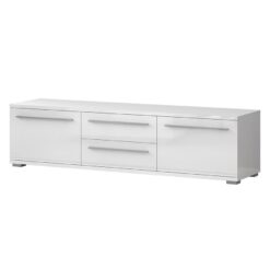 TV stolík Piano TV180-2K2F/PN-70/KA/70 lakované crystal white Merkury Market www.69x.sk